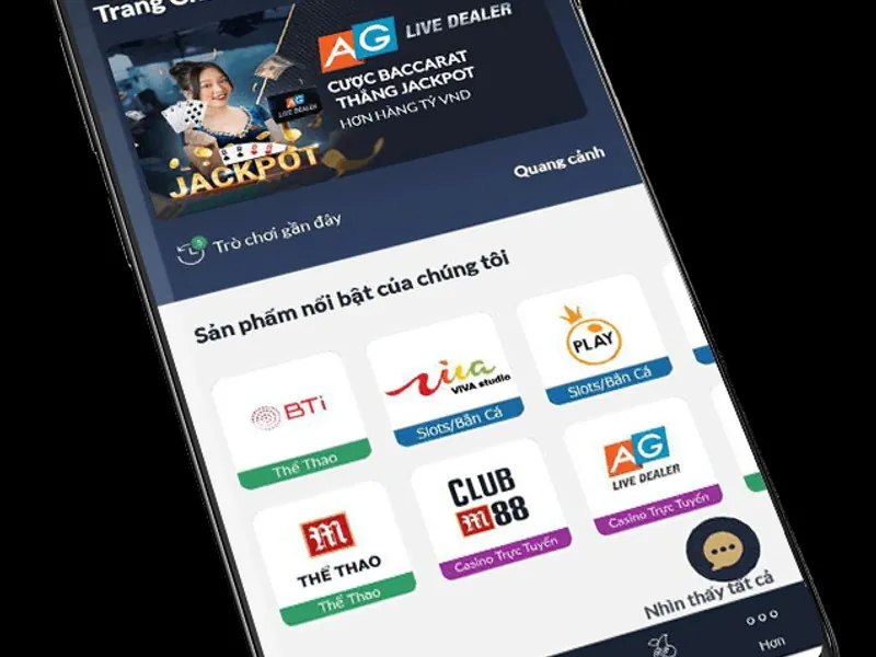 Giao dịch nạp rút tiền nhanh chóng trên 2king88 App