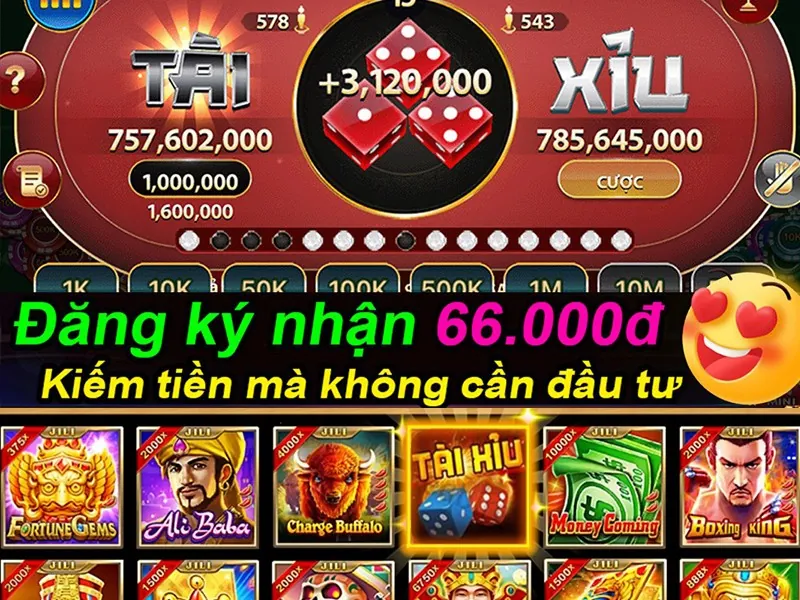 Giao diện trò chơi 2king88 casino trên ứng dụng